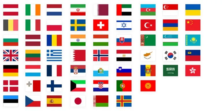Countries with which Georgia has signed a DTA